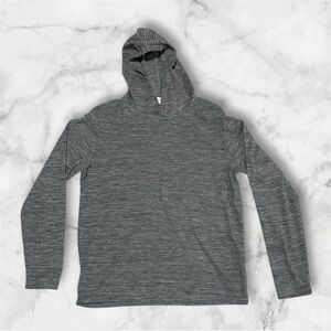 Avalanche Outdoor Supply Gray Hooded Pullover Performance Hoodie Size M